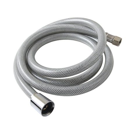 Kingston Brass 60Inch Kitchen Side Sprayer Hose, GrayPolished Chrome KBSH601